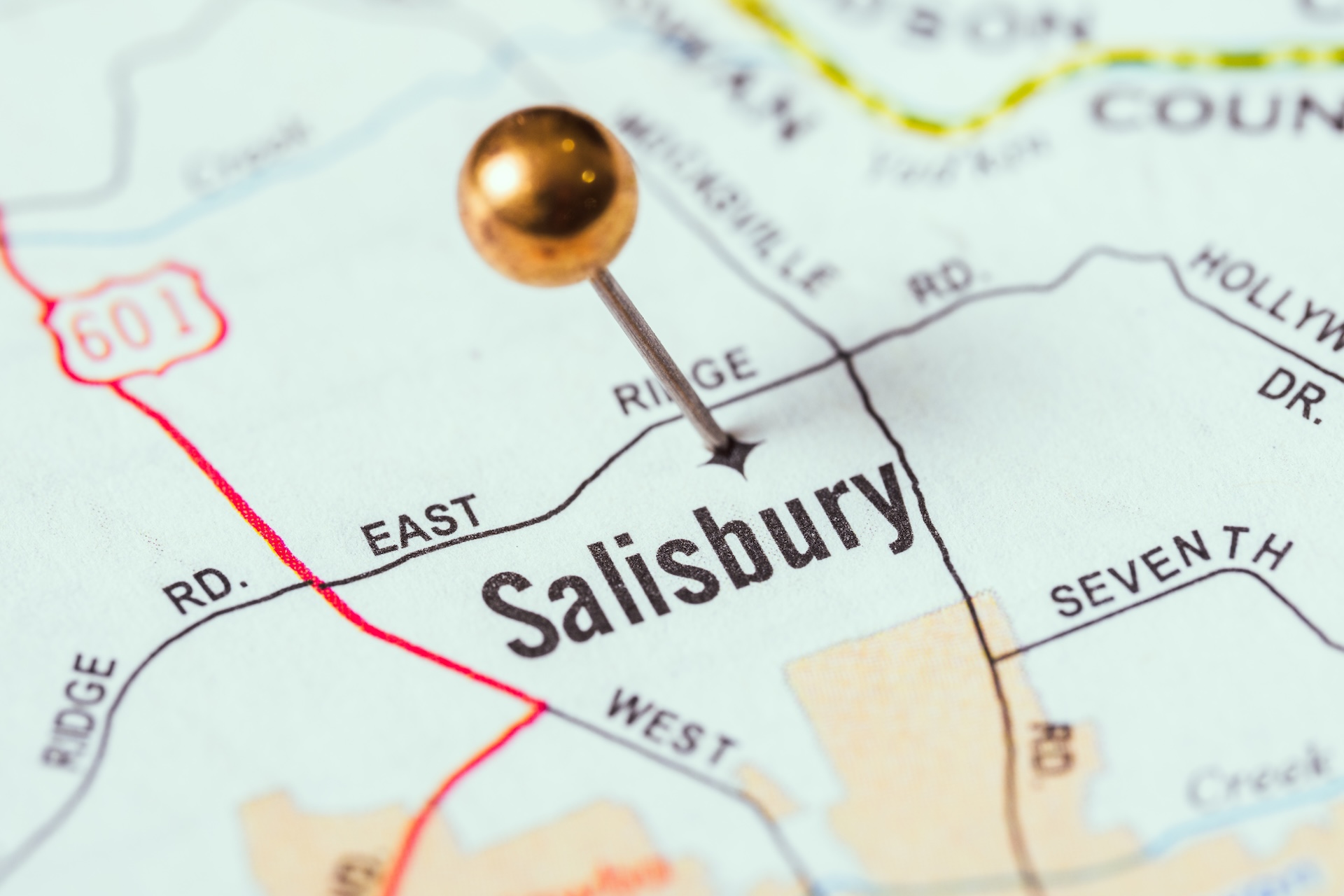 Salisbury on a Map