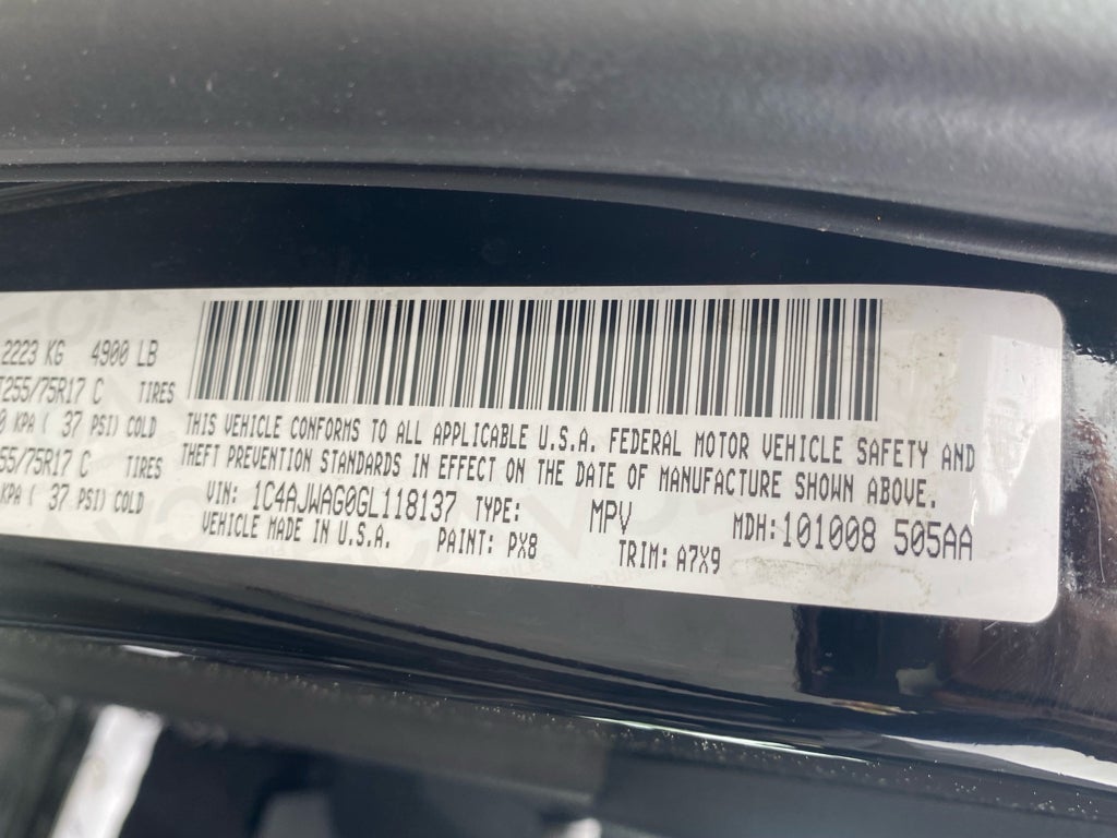 2016 Jeep Wrangler Willys Wheeler