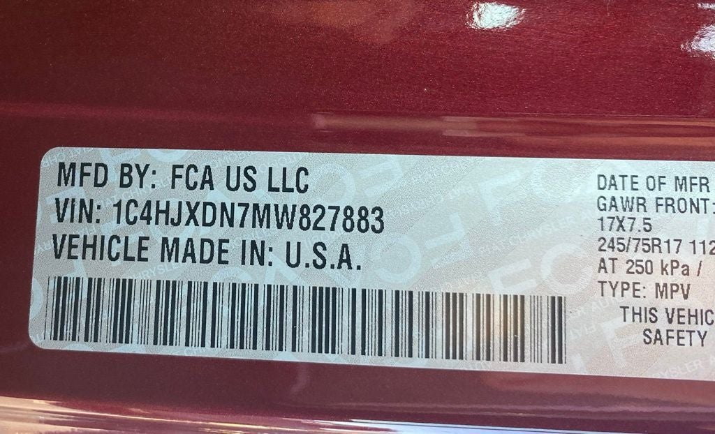 2021 Jeep Wrangler Unlimited Sport