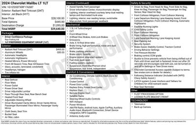 2024 Chevrolet Malibu LT 1LT