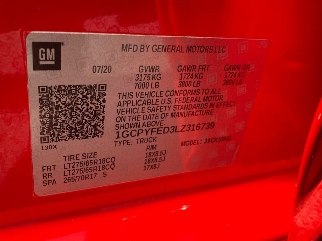 2020 Chevrolet Silverado LT Trail Boss