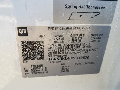 2023 GMC Acadia SLE