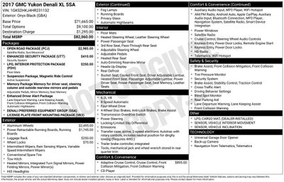 2017 GMC Yukon XL Denali