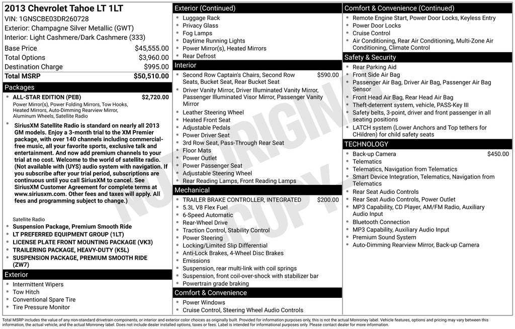 2013 Chevrolet Tahoe LT