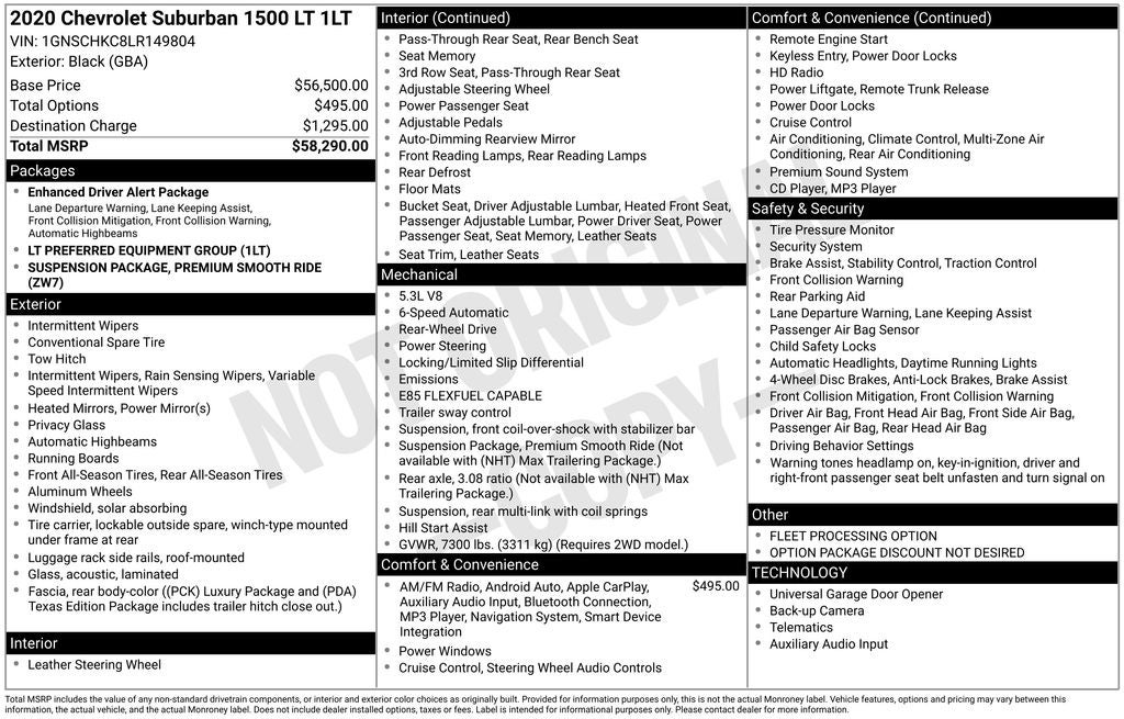 2020 Chevrolet Suburban LT