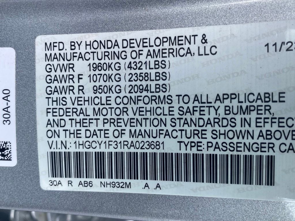 2024 Honda Accord EX