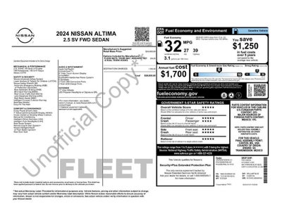 2024 Nissan Altima 2.5 SV