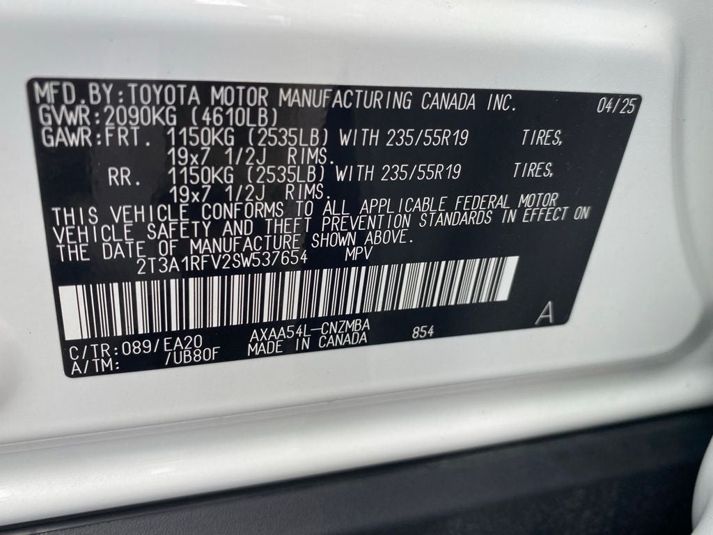 2025 Toyota RAV4 XLE Premium