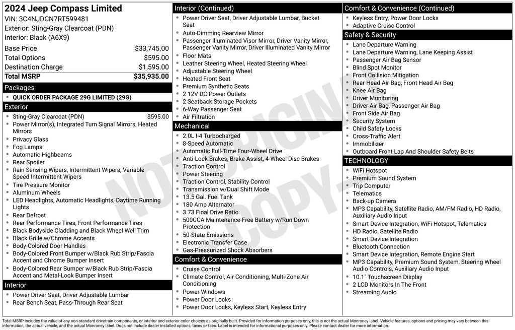 2024 Jeep Compass Limited