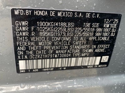 2026 Honda HR-V EX-L
