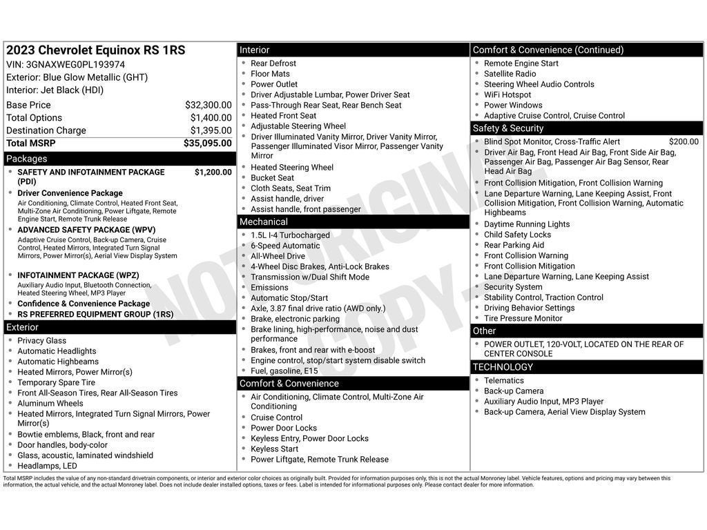 2023 Chevrolet Equinox RS