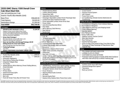 2020 GMC Sierra Denali