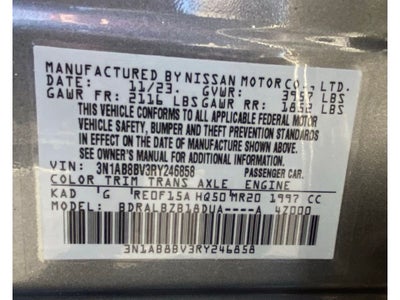 2024 Nissan Sentra S