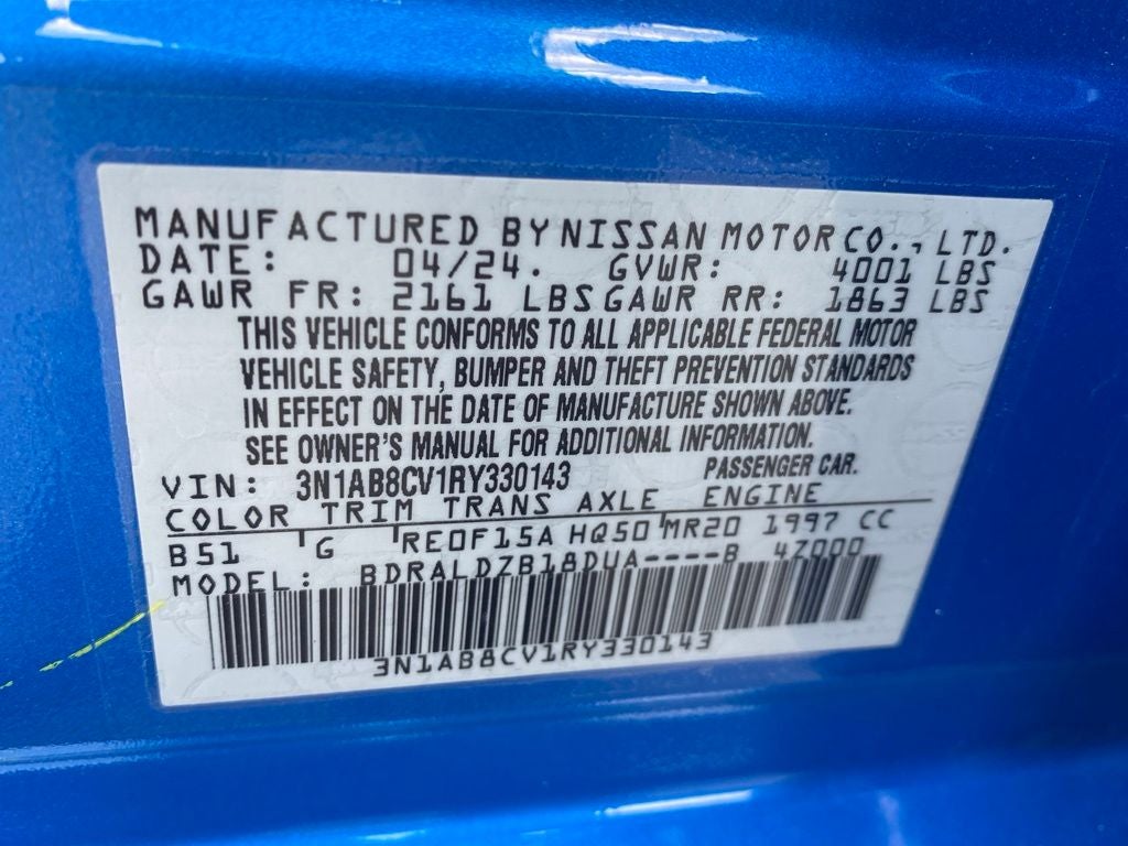 2024 Nissan Sentra SV