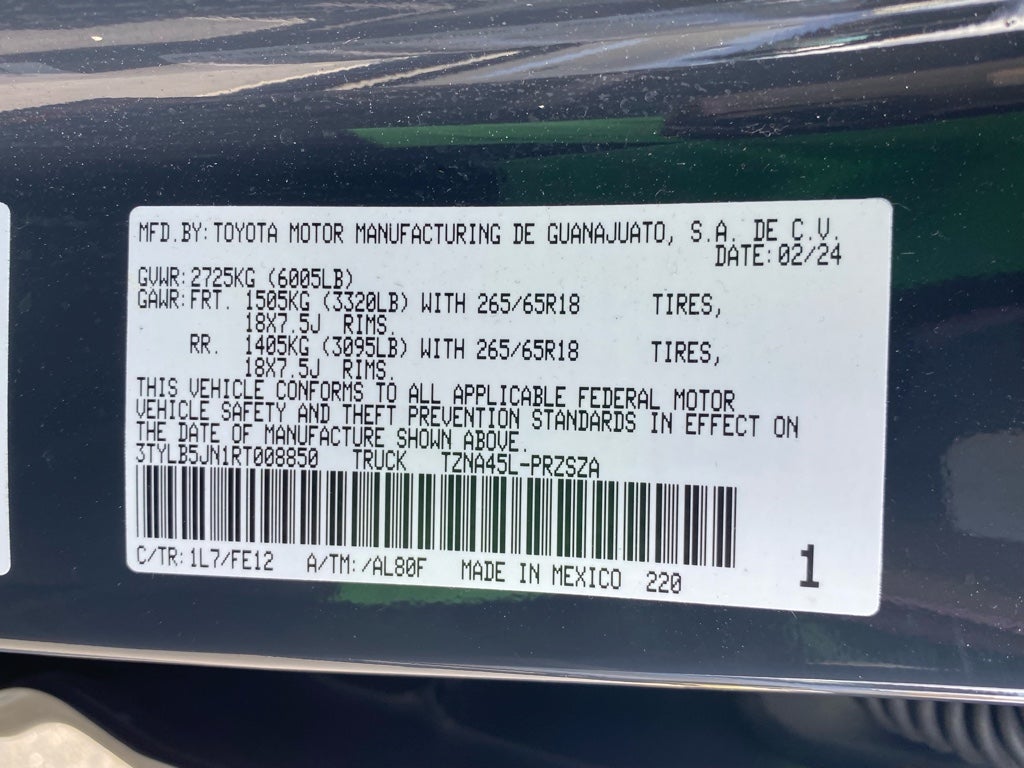 2024 Toyota Tacoma TRD Sport