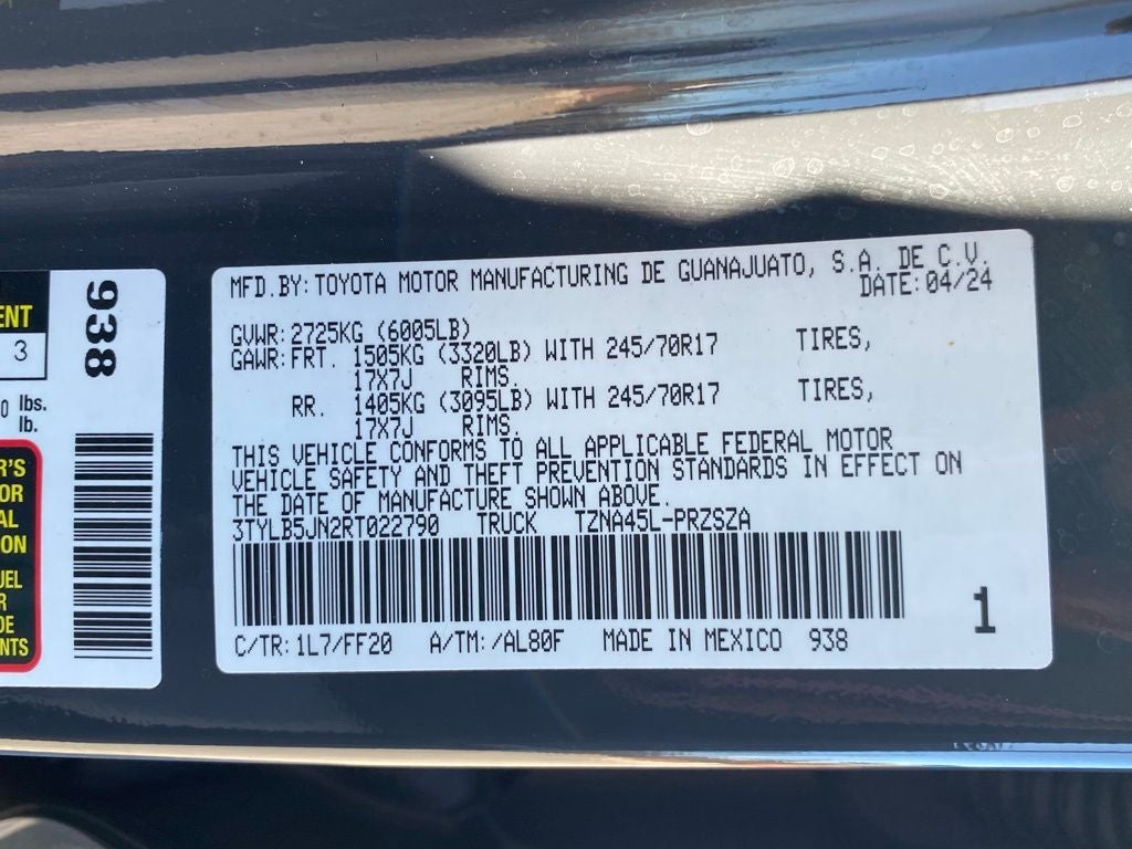 2024 Toyota Tacoma SR5