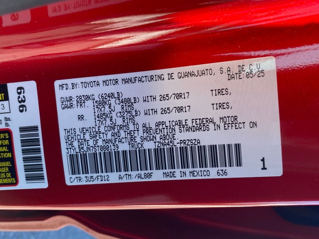 2025 Toyota Tacoma TRD Off Road