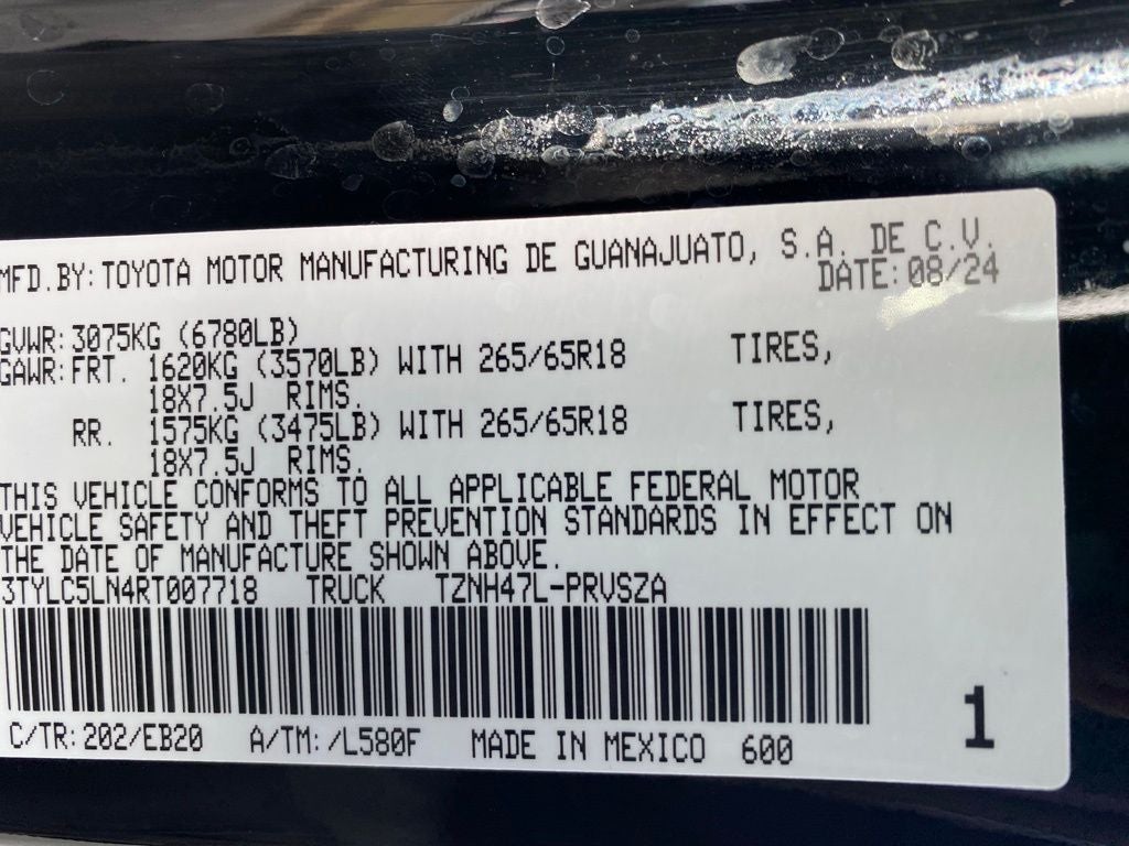 2024 Toyota Tacoma Hybrid Limited Hybrid