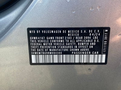 2024 Volkswagen Jetta 1.5T SE