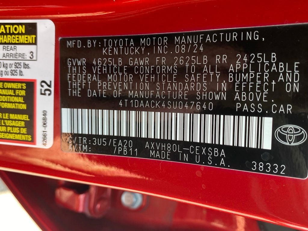 2025 Toyota Camry SE