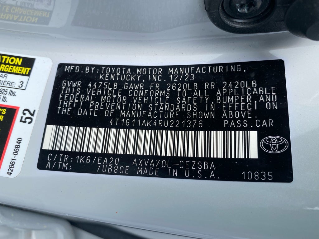 2024 Toyota Camry SE