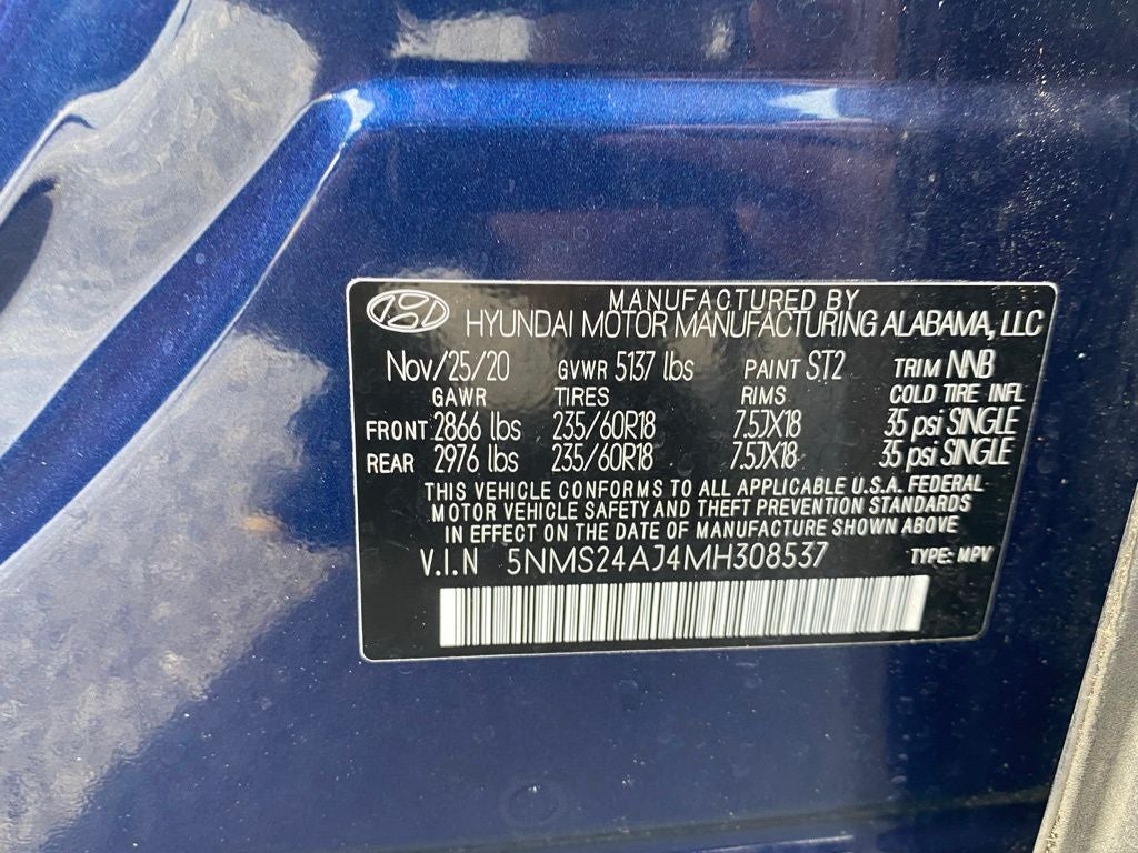 2021 Hyundai Santa Fe SEL
