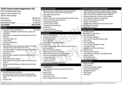 2024 Toyota Grand Highlander XLE