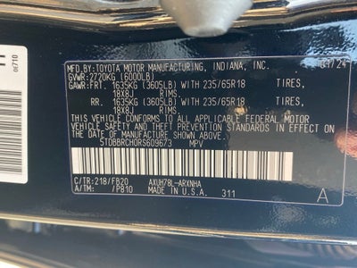 2024 Toyota Highlander Hybrid LE