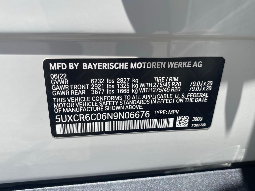2022 BMW X5 xDrive40i