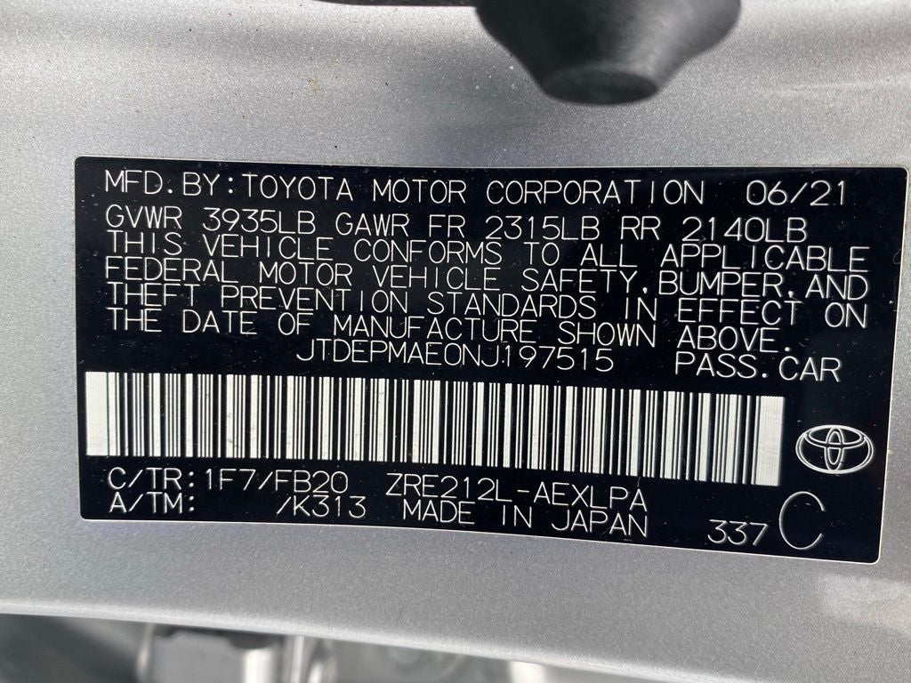 2022 Toyota Corolla LE