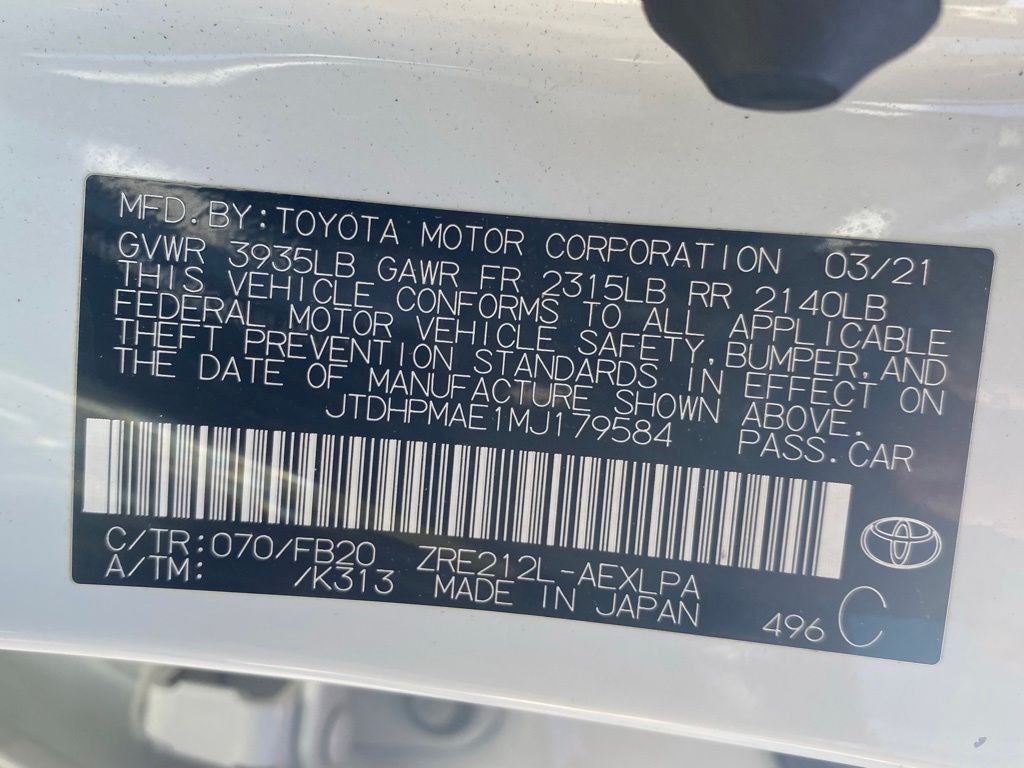 2021 Toyota Corolla LE