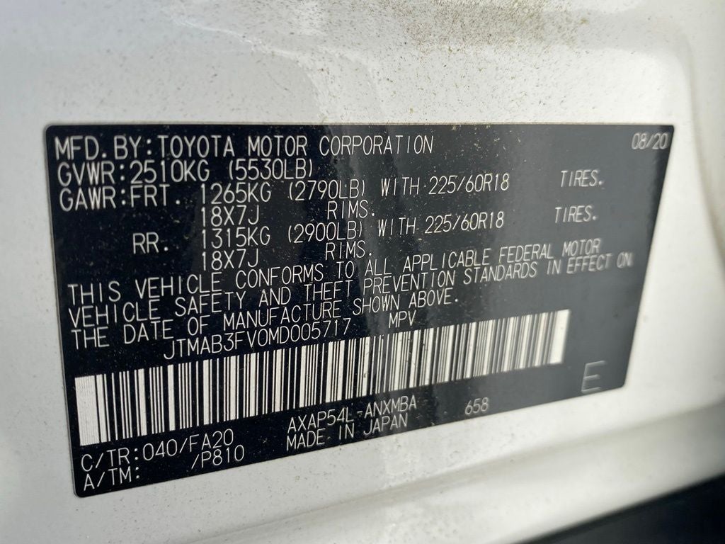 2021 Toyota RAV4 Prime SE