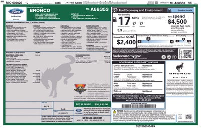 2021 Ford Bronco Wildtrak