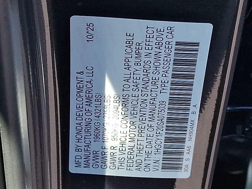 2025 Honda Accord LX