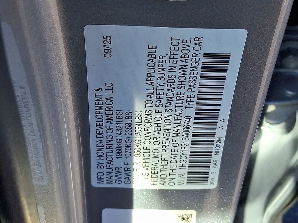 2025 Honda Accord LX