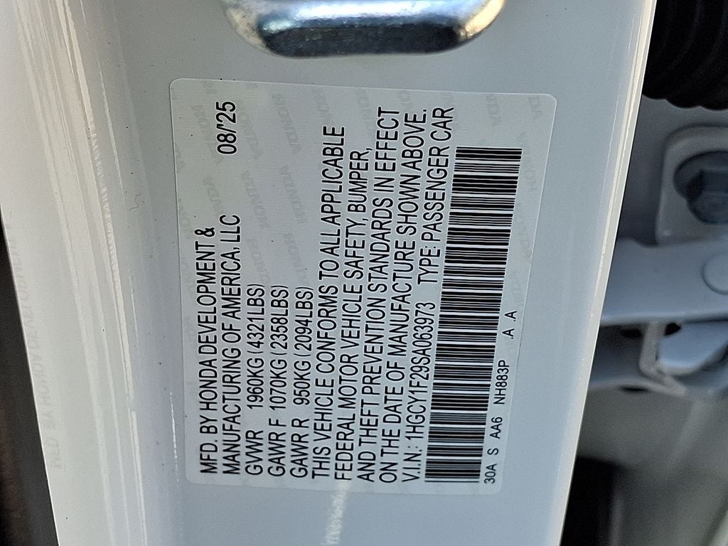 2025 Honda Accord LX