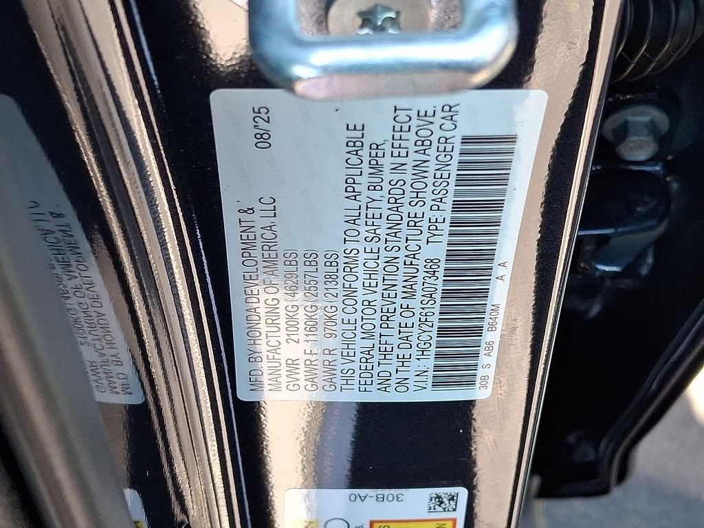 2025 Honda Accord Hybrid EX-L