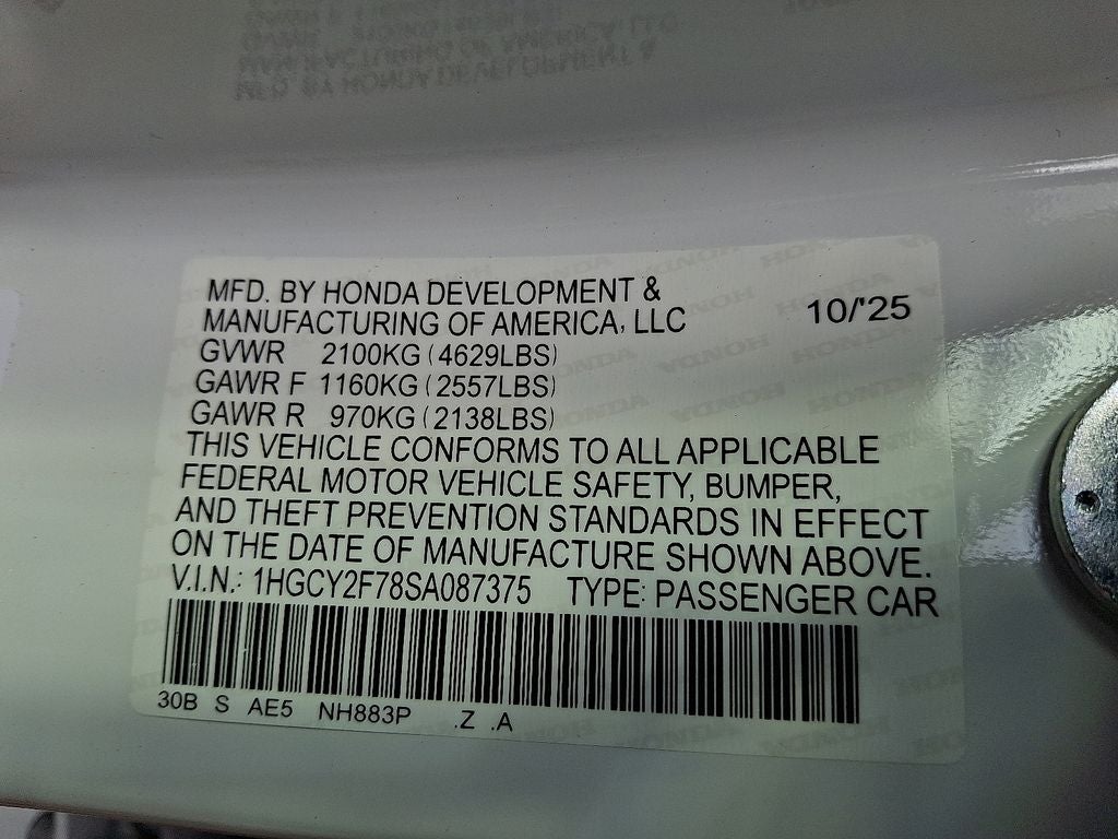 2025 Honda Accord Hybrid Sport-L