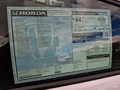 2025 Honda Accord Hybrid Sport-L