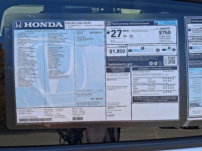2026 Honda HR-V Sport