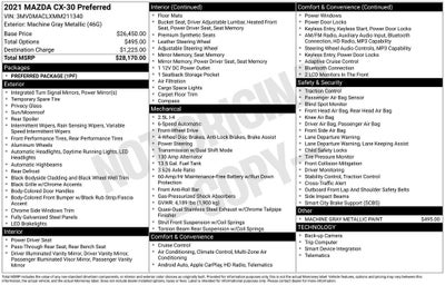 2021 Mazda Mazda CX-30 Preferred