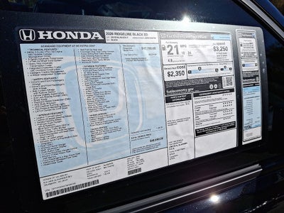 2026 Honda Ridgeline Black Edition