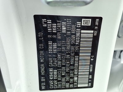 2026 Honda Civic Hybrid Sport Touring