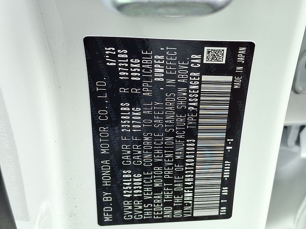 2026 Honda Civic Hybrid Sport Touring