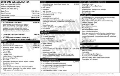 2023 GMC Yukon XL SLT
