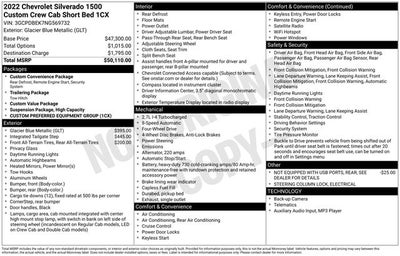 2022 Chevrolet Silverado 1500 Custom