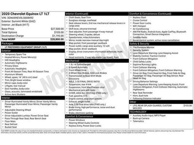 2020 Chevrolet Equinox LT