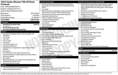 2024 Toyota 4Runner TRD Off-Road Premium