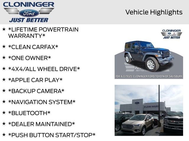 2023 Jeep Wrangler Sport S