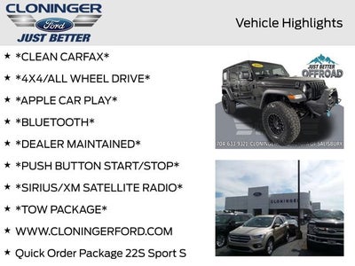 2022 Jeep Wrangler Unlimited Sport S